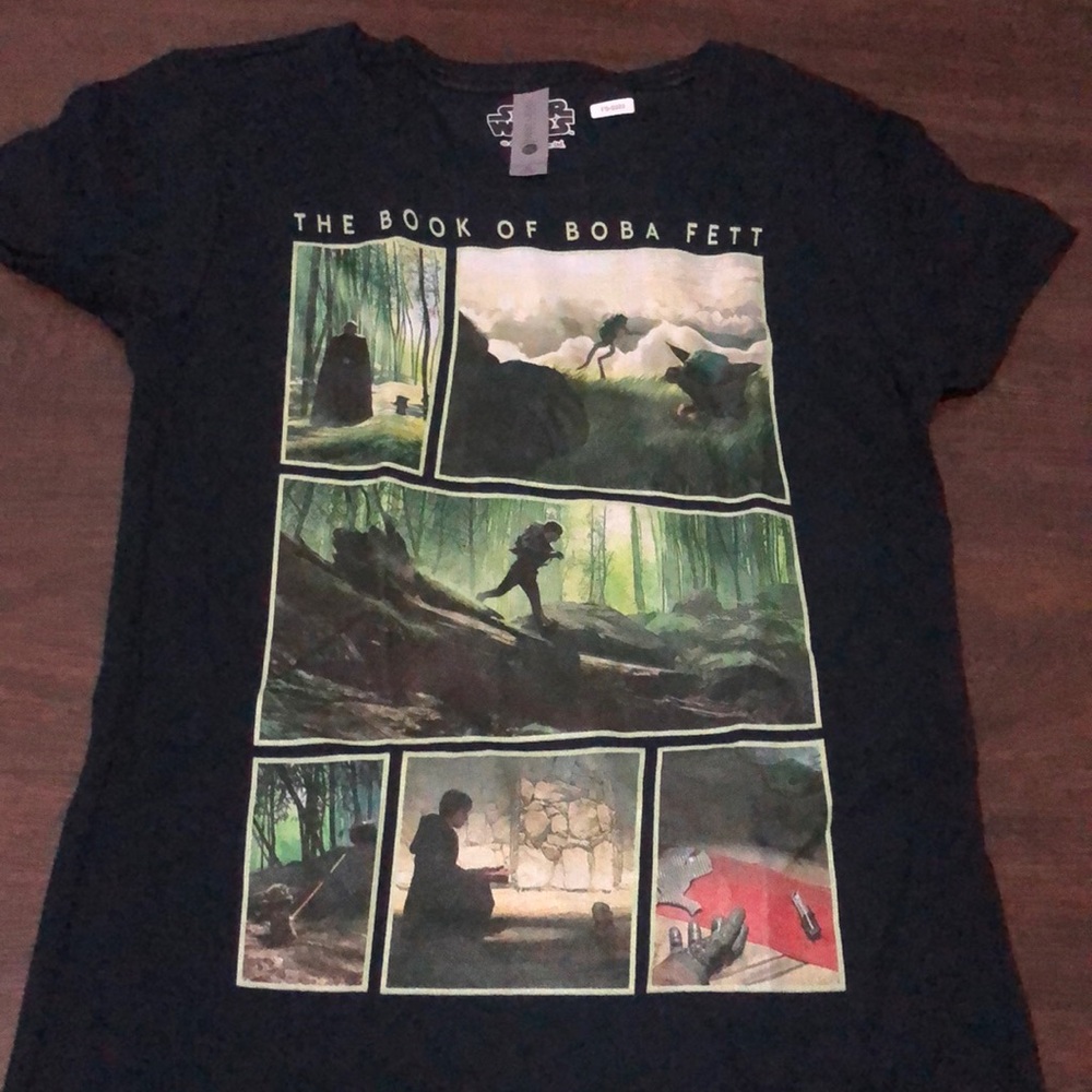 Star Wars The Book Of Boba Fett Grogu Training Panels T-Shirt
